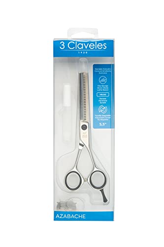 3 Claveles Azabache - Tijera de peluquería esculpir ES28 5.5"