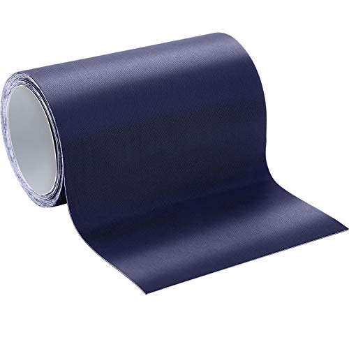 3 Pulgadas x 79 Pulgadas Parches de Reparación de Nylon Parches Autoadhesivos Parches de Reparación Tenaces Impermeable Kit de Parche de Reparación de Ropa Tela (Azul Oscuro)