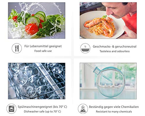 5 Octopus pulverizadores de 100 ml con pulverizador manual, botellas plásticas con pulverizador de bombeo manual, botellas de plástico fabricadas en HDPE con nebulizador, incluye etiquetas para su identificación