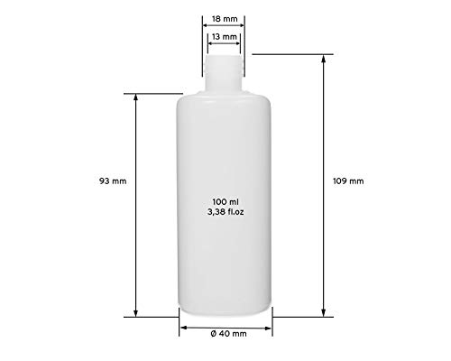 5 Octopus pulverizadores de 100 ml con pulverizador manual, botellas plásticas con pulverizador de bombeo manual, botellas de plástico fabricadas en HDPE con nebulizador, incluye etiquetas para su identificación