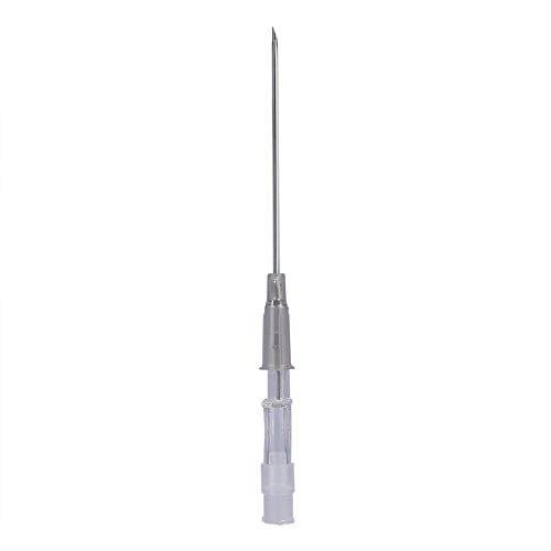5 unids/bolsa agujas de perforación de acero inoxidable aguja de perforación hueca herramienta de perforación del tatuaje del cuerpo para la perforación del pezón del ombligo del vientre(16G)