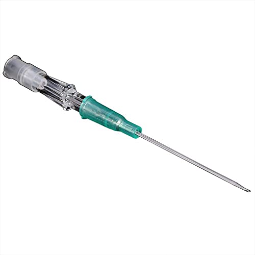 5 unids/bolsa agujas de perforación de acero inoxidable aguja de perforación hueca herramienta de perforación del tatuaje del cuerpo para la perforación del pezón del ombligo del vientre(18G)
