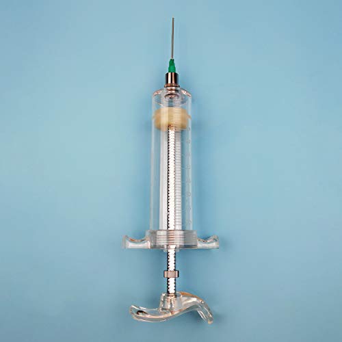 50 ml de plástico Luer Lock Jeringa con 10 piezas 27 g 25 g 23 g 22 g 21 g 18 g 16 g 14 g 15 g Agujas azules aplicador de azul, dispensador de aceite (50ml)
