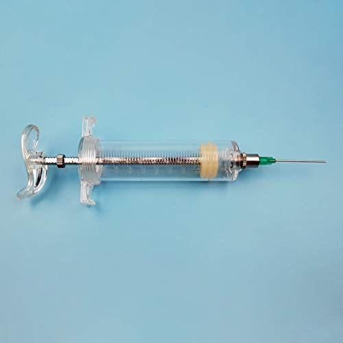 50 ml de plástico Luer Lock Jeringa con 10 piezas 27 g 25 g 23 g 22 g 21 g 18 g 16 g 14 g 15 g Agujas azules aplicador de azul, dispensador de aceite (50ml)