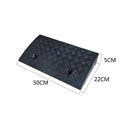 5CM Rampas para Bicicletas Rampas Ligeras para vehículos de Viaje portátiles Rampas de umbral de Paso Interior Escaleras para Ancianos Rampas para sillas de Ruedas (Tamaño: 50 * 22 * ​​?? 5CM)