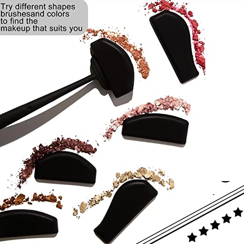 6 en 1 Sello de sombra de ojos multifunción,Pliegue De Sello De Sombra,Silicona con Forma de Pliegue de Sombra de Ojos,Kit de Línea de Pliegue Perezosos,Sombreado Aplicador Aplicador De Sombra De Ojos