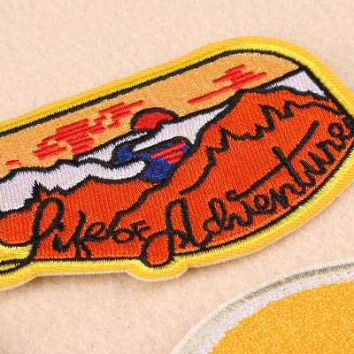 9 piezas Patch Sticker, parches bordados, Parches ropa Termoadhesivos, Parches ropa, Parches bordados cosidos, insignia de parche bordado para la camiseta Jeans Ropa Bolsas