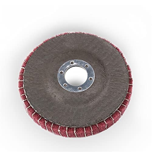 Abrasivos De Alambre Tambor Rueda Disco de la rueda de la solapa de la fibra de nylon de 115 mm para el molinillo de ángulo Accesorios de pulido de limpieza Rueda De Pulido