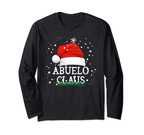 Abuelo Claus Pijama Familia Divertido Regalo Navidad Abuelos Manga Larga