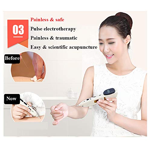 Acupuntura de energía electrónica Pen-Meridian Massager-Therapy Heal Laser Point Pen para aliviar el dolor