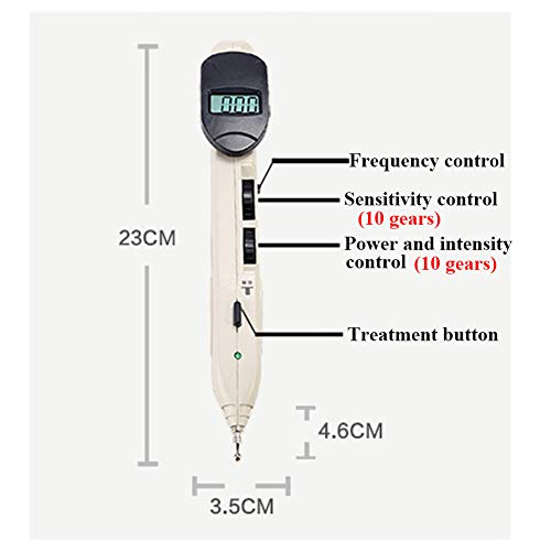 Acupuntura de energía electrónica Pen-Meridian Massager-Therapy Heal Laser Point Pen para aliviar el dolor