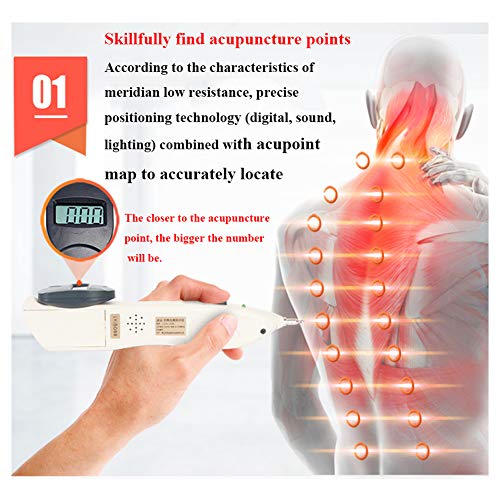 Acupuntura de energía electrónica Pen-Meridian Massager-Therapy Heal Laser Point Pen para aliviar el dolor
