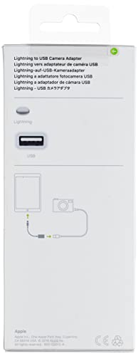 Adaptador de Conector Lightning a USB para cámaras