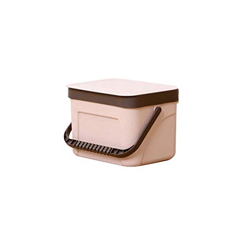 Agal Bote de Basura Bote de Basura montado en la Pared Bote de Basura portátil de plástico Contenedores de Cocina rectangulares de plástico 3.1 galone Contenedores de Cocina (Color : Dustbins L3)