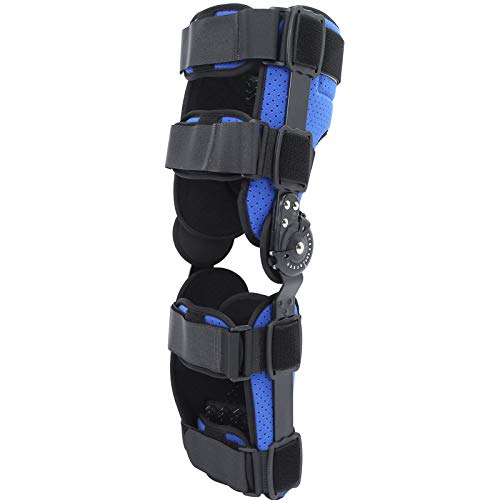 Agatige Rodillera para desgarro de menisco, Artritis varo valgo Ajustable, Rodillera ortopédica para Dolor de Artritis, osteoartritis, reparación de Defectos de cartílago(S#1)