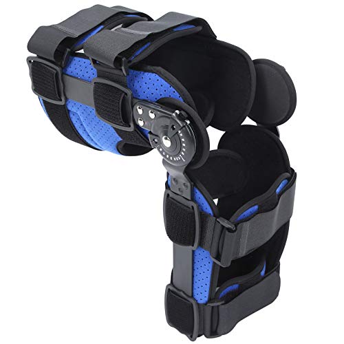 Agatige Rodillera para desgarro de menisco, Artritis varo valgo Ajustable, Rodillera ortopédica para Dolor de Artritis, osteoartritis, reparación de Defectos de cartílago(S#1)