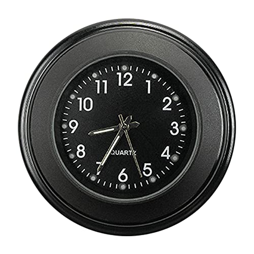 Aibabely Reloj luminoso, reloj eléctrico para colgar en scooter, reloj universal desmontable con función luminosa para motocicleta, reloj luminoso, accesorio electromóvil