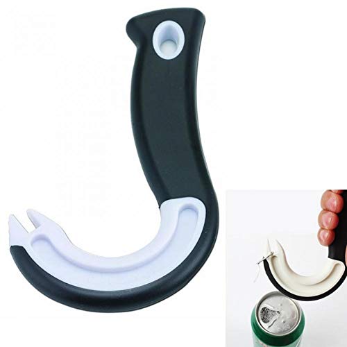 Aisoway Tire del Anillo De Jar Abridor Ergonómico Anilla Ayudante Abrir Latas Anillo-Pull