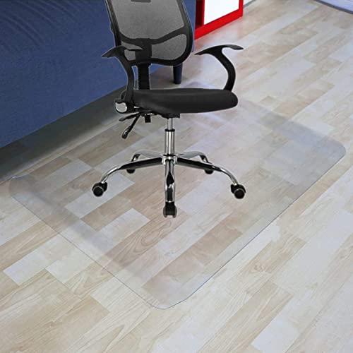 Alfombrilla Transparente para Suelo de Madera, Estera para Silla de Oficina, PVC, Impermeable, Antideslizante, Protector de Suelo para Cocina Escritorio Salón, Grande, 1200*900*1.5mm
