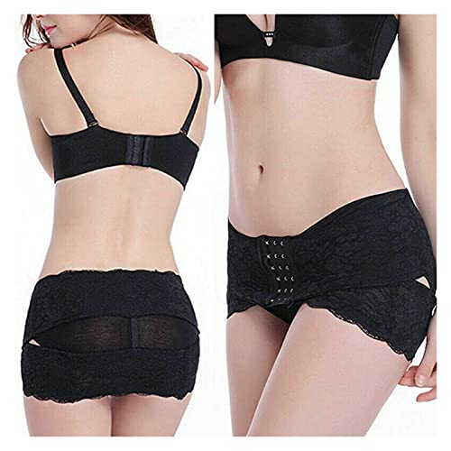 ALIUJUNAMZ Hip Up Pelvis Correction Belt Post Pregnancy Mujer Belly Adelgazamiento Pelvic Support Cuerpo Shaper (Color : Negro, Maternity Size : 3XL)