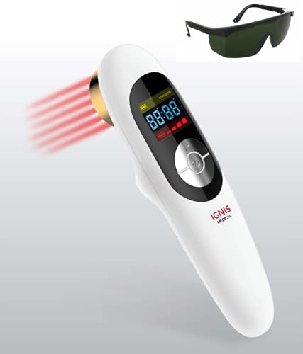 Alivio Del Dolor Frio Láser Terapia Aparato Unidad Lllt Luz Roja Portátil Unidad 650nm+808nm - UK Plug