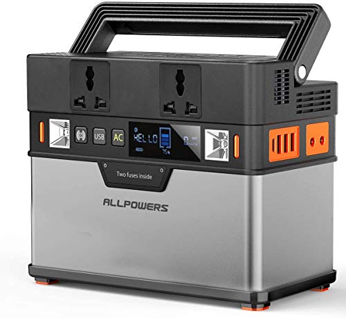 ALLPOWERS Estación de energía portátil 288Wh 78000mAh 300W Generador Solar Portátil Exterior Batería de Litio de Respaldo de Emergencia para Acampar al Aire Libre Laptop smartphone