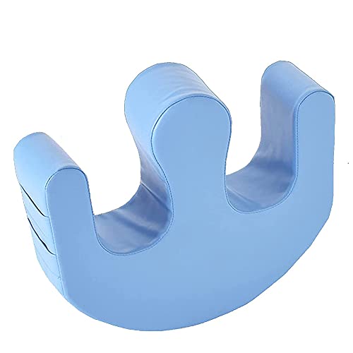 ALLWIN Multifuncional Dispositivo de Giro, Ayuda de Recuperación para los Ancianos, Almohadilla de Enfermería Antiescaras, Adecuado para Ancianos Postrados en Cama y Pacientes Paralizados,Azul