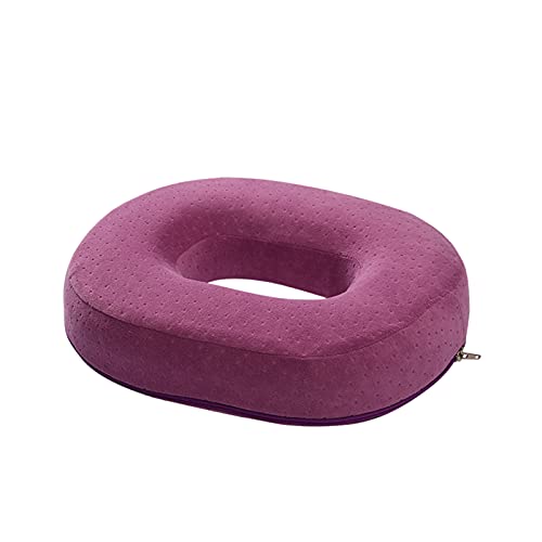 Almohada Donut para cojín Almohada Donut Almohada Donut para hemorroides Postparto Embarazo Cojín Donut Cojín ergonómico para glúteos para tratamiento de hemorroides, próstata, úlceras de decúbito