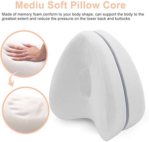 Almohada para Piernas Rodillas, Cojín para rodillas para dormir, Almohadilla para Dormir de Lado
