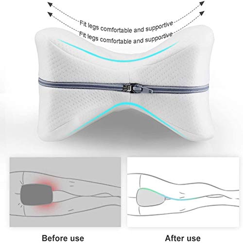 Almohada para Piernas Rodillas, Cojín para rodillas para dormir, Almohadilla para Dormir de Lado