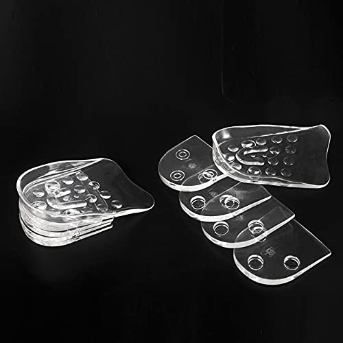 Almohadilla de Talón EláStica con AbsorcióN de Impactos Elevación Invisible de la Plantilla Silicona Plantilla Aumento Altura Silicona 1 Par Plantilla, Aumentando la Altura 3 cm para Hombres y Mujeres