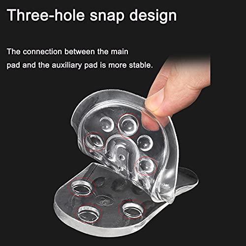 Almohadilla de Talón EláStica con AbsorcióN de Impactos Elevación Invisible de la Plantilla Silicona Plantilla Aumento Altura Silicona 1 Par Plantilla, Aumentando la Altura 3 cm para Hombres y Mujeres