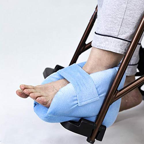 Almohadilla protectora para el talón,alivio eficaz úlcera por presión y alivio úlcera del talón,ideal para pies hinchados, almohadillas para el pie de protección para el talón cómodo 1pairs (21X21cm)