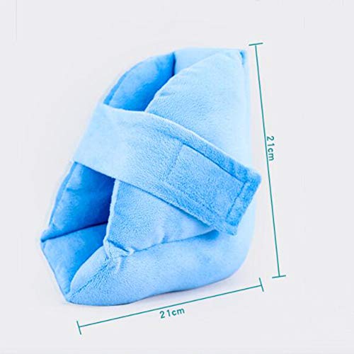 Almohadilla protectora para el talón,alivio eficaz úlcera por presión y alivio úlcera del talón,ideal para pies hinchados, almohadillas para el pie de protección para el talón cómodo 1pairs (21X21cm)