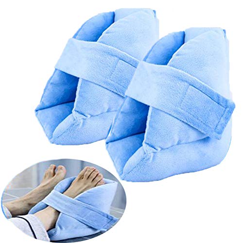 Almohadilla protectora para el talón,alivio eficaz úlcera por presión y alivio úlcera del talón,ideal para pies hinchados, almohadillas para el pie de protección para el talón cómodo 1pairs (21X21cm)