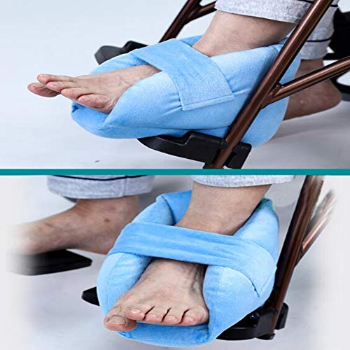 Almohadilla protectora para el talón,alivio eficaz úlcera por presión y alivio úlcera del talón,ideal para pies hinchados, almohadillas para el pie de protección para el talón cómodo 1pairs (21X21cm)