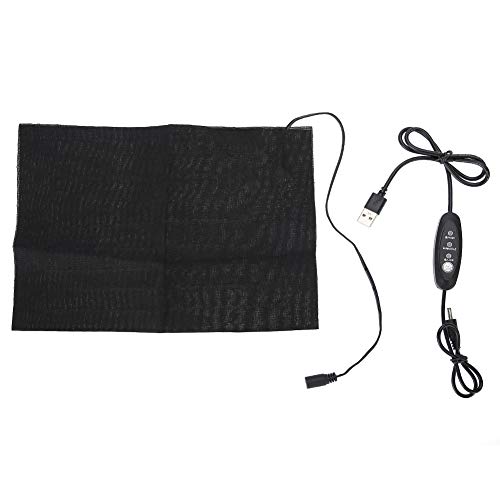 Almohadilla térmica, Calentador de Tela WOOMER X Large Almohadilla térmica eléctrica de 12"x 24" para Dolores de Espalda y calambres, función de Terapia húmeda, 6 configuraciones
