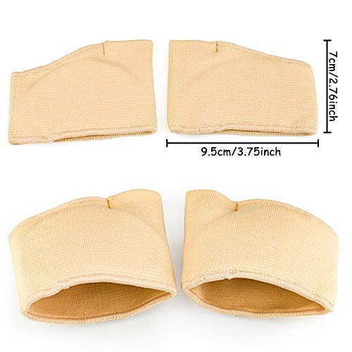 Almohadillas de almohadillas metatarsianas, almohadillas de gel suave, separadores de dedos del pie,almohadillas de silicona transpirables para Alivio de Metatarsalgia,Callosidades y Dolores de Pie