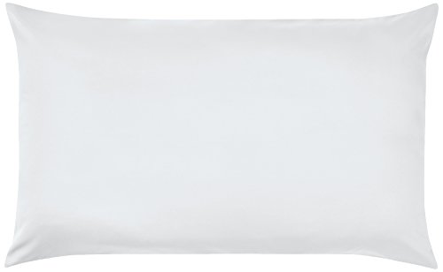 Amazon Basics - Funda de almohada de microfibra, 2 unidades, 50 x 80 cm - Blanco