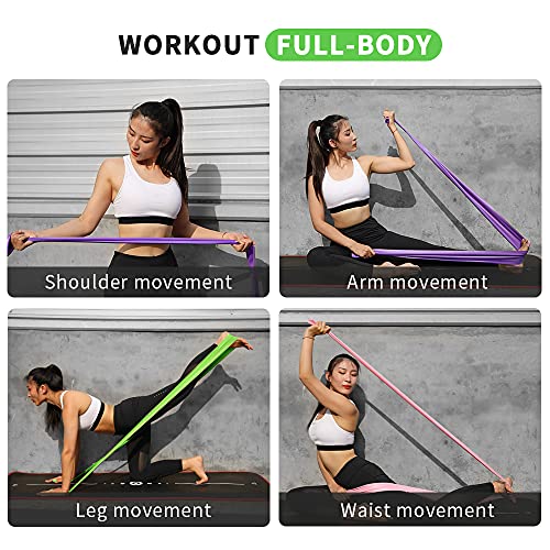 Amazon Brand - Umi - Bandas Elásticas Banda de Resistencia de Fitness Yoga Pilates, para rehabilitación y Terapia Física para Hombres y Mujeres Bandas Ejercicio (Gris, 1.5M)