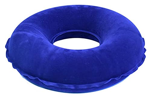 AMDHZ cojín de Asiento de automóvil Cojín Inflable for llagas de presión Cojín ciático de Coccyx Orthopedic Premium for Espalda Baja El Dolor pélvico Coccyx cojín de Silla de Oficina (Color : Blue)