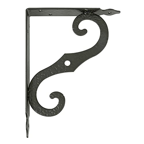 AMIG 201 - Palomilla Modelo 2 | Soporte en acero | Acabado: Negro | Medida: 150 X 115 mm | Peso máx. recomendado: 90 Kilogramos