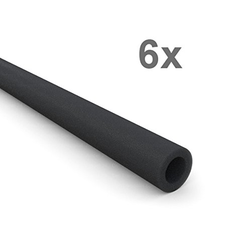 Ampel 24, 6 espumas de proteccíon de Barras para Cama elàstica / 2 espumas necessarias para 2 Barras/Gris Oscuro