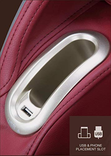 Ananda® Sillón de Masaje 2D+ - Marrón (Modelo 2021) - 12 programas de Masaje Profesional y presoterapia - Termoterapia - Tecnología Gravedad y Espacio ”Cero” - Sonido Envolvente 3D Bluetooth - USB