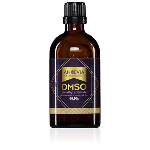 ANCEVIA® - DMSO 100 ml - 99.9% Pureza Ph. Eur. - Dimetilsulfóxido – pureza farmacéutica - en botella de vidrio ámbar