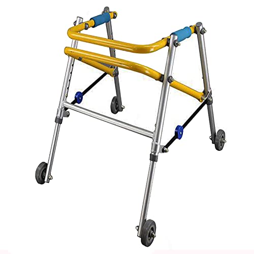 Andador Andadores para Ancianos Andador Andador Para Niños Discapacitados Con Parálisis Cerebral, Vertical Portátil Andador Auxiliar De Rehabilitación De Ruedas, Caminante Médico, Fácil De Instalar