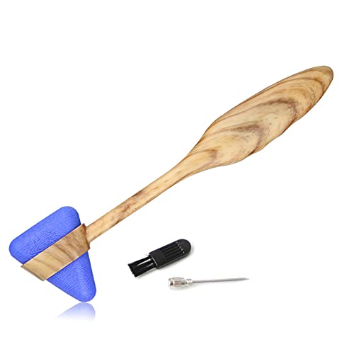 ANYURAN Juego Profesional de Martillo de Reflejos médicos, Martillo de percusión médico con Mango de Madera, Kit neurológico, Ideal para Estudiantes de Medicina
