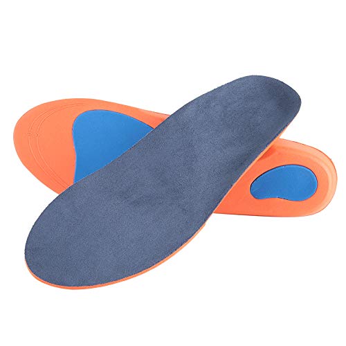 Aoutecen Plantilla Ortopédica Transpirable con Parche De Pie para Mujer para Pie Plano para Uso Doméstico para La Salud del Pie(Naranja, S (38-40))