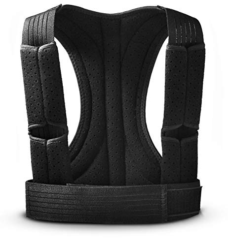 Apark Corrector de Postura, Corrector y Soporte para Columna Vertebral, Alivia Dolor en Cuello, Espalda y Hombros, Ajustable y Transpirable, Mejora la Postura y Proporciona Soporte para la Espalda, S