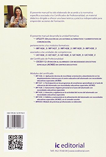 Aplicación de los sistemas alternativos y aumentativos de comunicación. ssce0112 - atención al alumnado con necesidades educativas especiales (acnee) en centros educativo